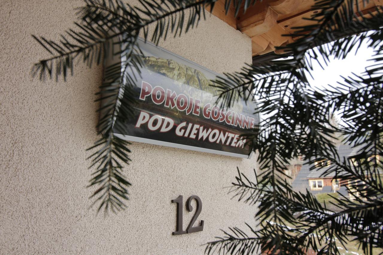 Pokoje Goscinne Pod Giewontem Zakopane Esterno foto